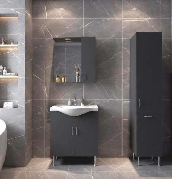 SOLO BAHTROOM CABINET 65 CM ANTHRACITE 