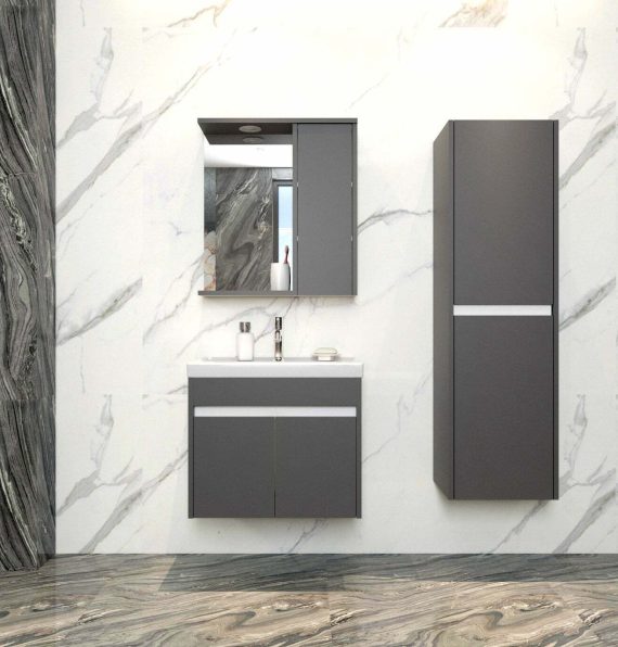 LARA BAHTROOM CABINET 65 CM ANTHRACITE