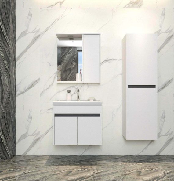 LARA BAHTROOM CABINET 65 CM WHITE