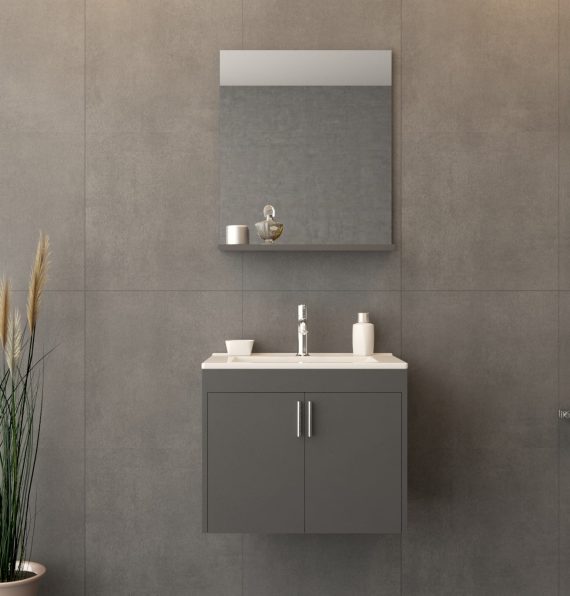 ETNA BAHTROOM CABINET 65 CM ANTHRACITE