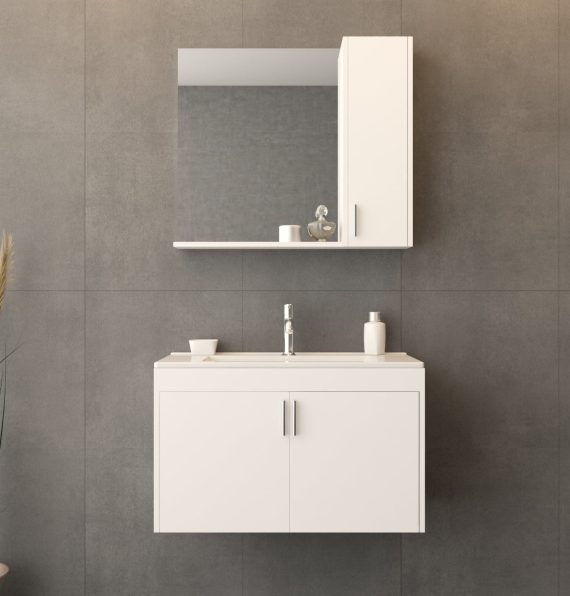 ETNA BAHTROOM CABINET 85 CM WHITE