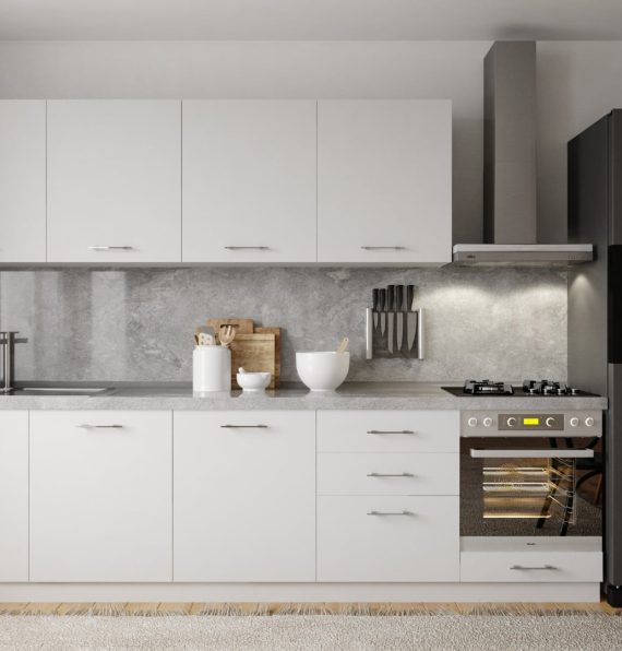 ARDA WHITE 300 CM KITCHEN CABINET