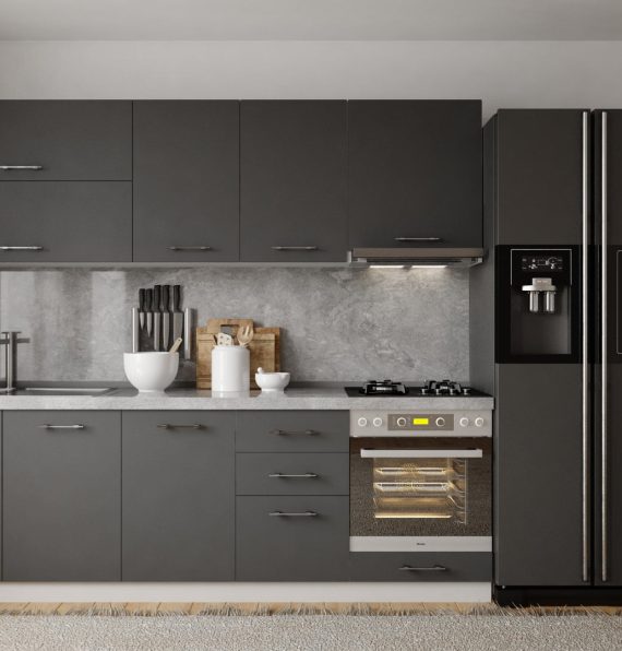 DREAM ANTHRACITE 250 CM KITCHEN CABINET