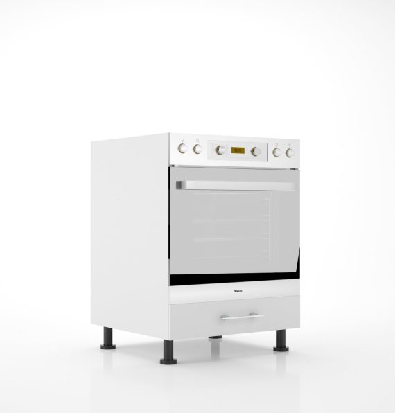 Oven Cabinet White 60cm