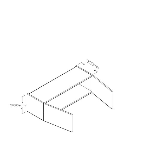 30 CM WALL CABINET DOUBLE DOORS