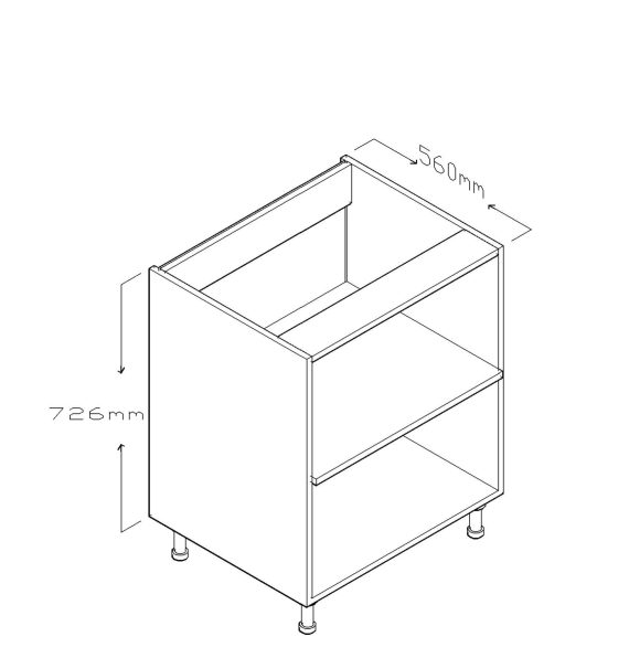 ECO BASE CABINET NO DOOR