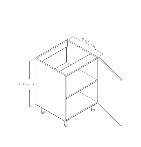 ECO BASE CABINET SINGLE DOOR