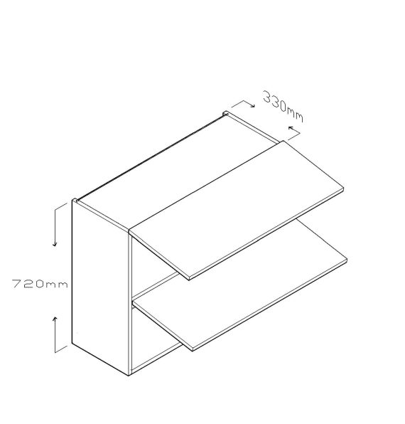 ECO 72 CM LIFT UP WALL CABINET