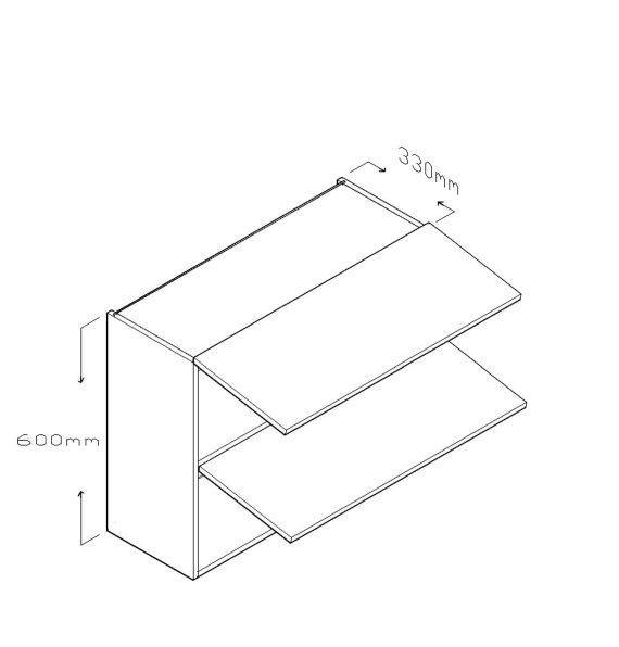 60 CM LIFT UP CABINETS WITH BLUM HKS MECHANISM