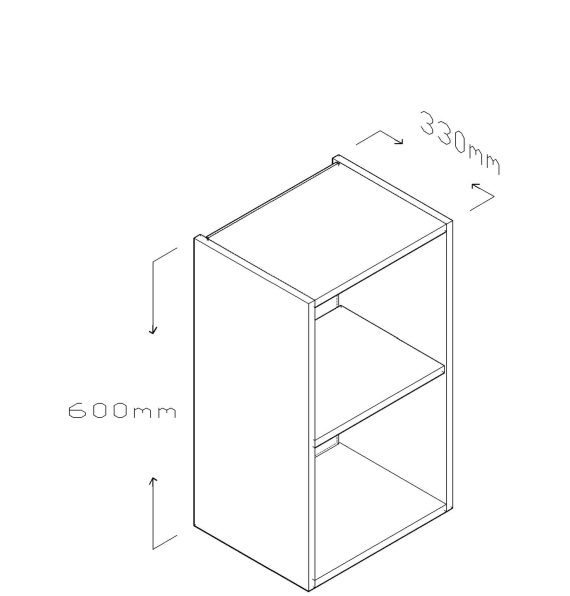 ECO 60 CM WALL CABINET NO DOOR