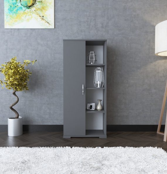 VARNA PRACTICAL STORAGE CABINET ANTHRACITE