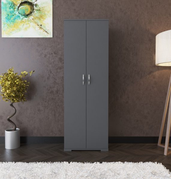 HAZAR PRACTICAL STORAGE CABINET ANTHRACITE