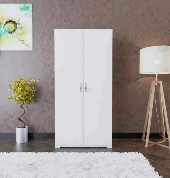 MONZA PRACTICAL STORAGE CABINET WHITE