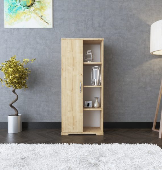 VARNA PRACTICAL STORAGE CABINET OAK